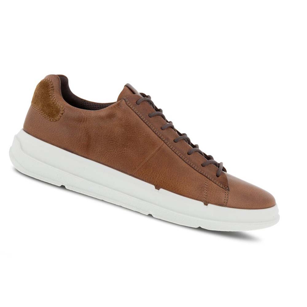 Men\'s Ecco Soft X Classic Sneakers Brown | SG 641CTV